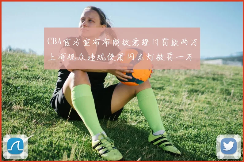 CBA官方宣布布朗故意蹬门罚款两万上海观众违规使用闪光灯被罚一万